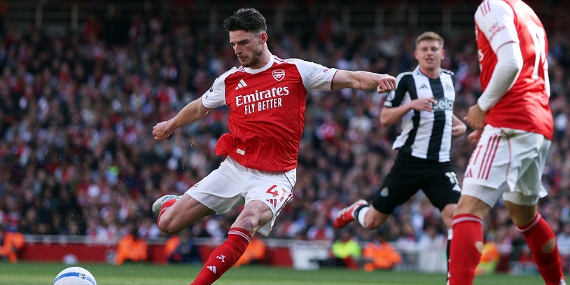 Declan Rice giúp Arsenal giành trọn 3 điểm trước Newcastle