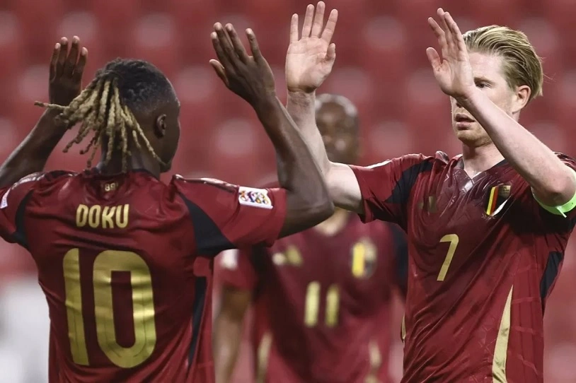 Bộ đôi De Bruyne và Doku tỏa sáng rực rỡ
