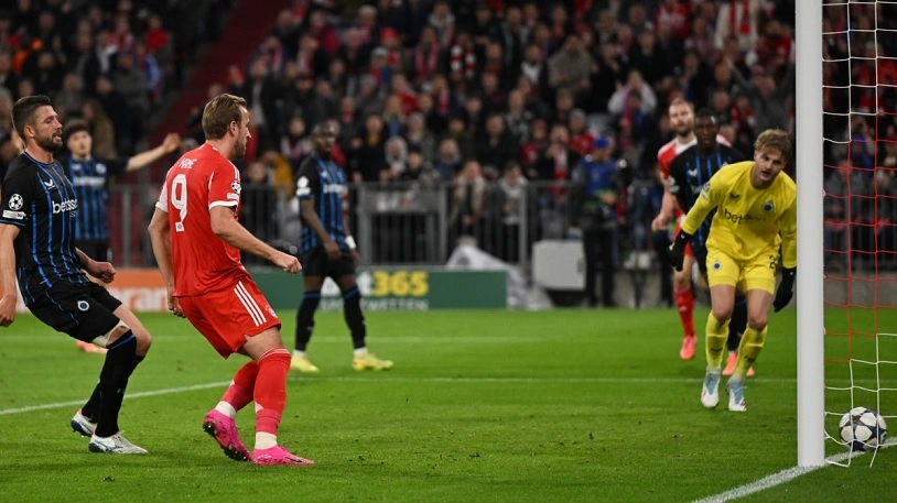 Kane phá lưới Club Brugge rạng sáng nay