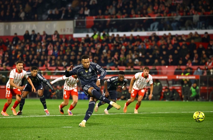 Bàn thắng của Mbappe là không đủ cho Real Madrid